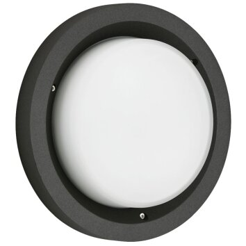 Albert 6410 Plafoniera da esterno LED Nero, 1-Luce