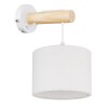 Globo RAFA Applique Marrone, Bianco, 1-Luce