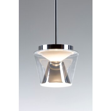 Serien Lighting ANNEX Lampadario a sospensione LED Alluminio, Trasparente, chiaro, 1-Luce