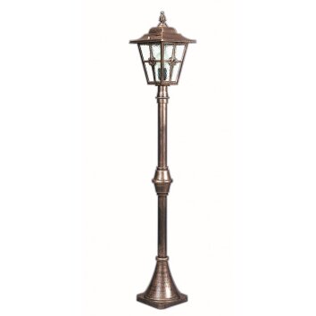 Albert 136 Lampada da terra per esterno Marrone, Ottone, 1-Luce