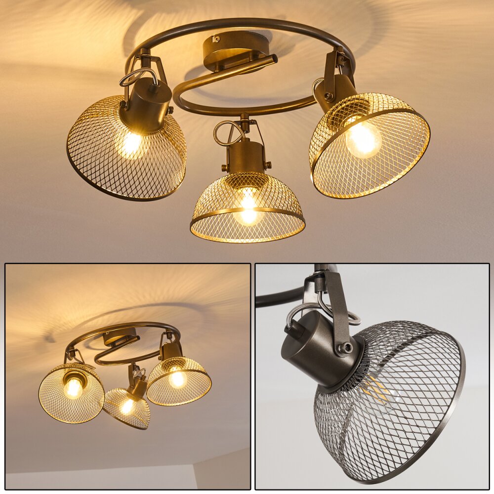 Oksevej Plafoniera Grigio, 3-Luci main product photo