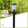 Brilliant Reed Lampioncino Segnapasso Nero, 1-Luce