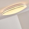 Genthin Plafoniera LED Bianco, 1-Luce