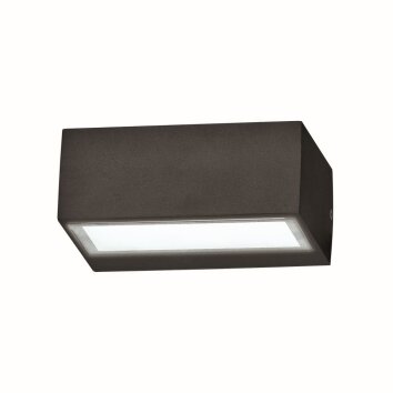 Ideal Lux TWIN Applique da esterno Nero, 1-Luce