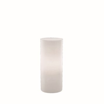 Ideal Lux EDO Lampada da Tavolo Bianco, 1-Luce