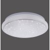 Leuchten Direkt Ls-JUPI Plafoniera LED Bianco, 1-Luce, Telecomando, Cambia colore