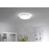 Leuchten Direkt Ls-JUPI Plafoniera LED Bianco, 1-Luce, Telecomando, Cambia colore