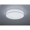 Trio LUGANO Plafoniera LED Bianco, 1-Luce, Telecomando