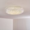 Norra Plafoniera LED Bianco, 1-Luce, Telecomando