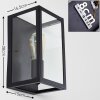 Moatize Applique Nero, 1-Luce