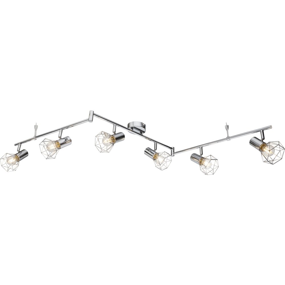 Globo Xara I Faretto da soffitto Cromo, 6-Luci main product photo