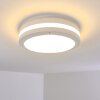 Wollongong Plafoniera da esterno LED Bianco, 1-Luce