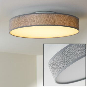 Victoria Plafoniera LED Bianco, 1-Luce