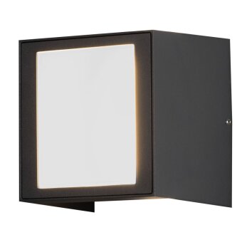 Konstsmide CREMONA Applique da esterno LED Antracite, 3-Luci