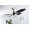 Globo WADE Ventilatore Acciaio inox, Nichel opaco, 1-Luce