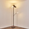 Lampada da terra Lasona LED Marrone, Argento, 2-Luci