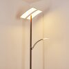 Lampada da terra Lasona LED Marrone, Argento, 2-Luci