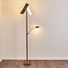 Lampada da terra Lasona LED Marrone, Argento, 2-Luci