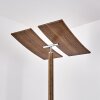 Lampada da terra Lasona LED Marrone, Argento, 2-Luci