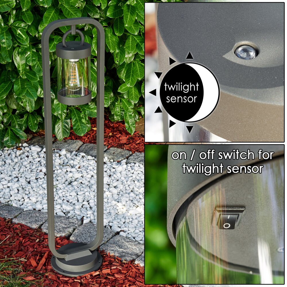 Lampada da terra da esterno Fulham Antracite, 1-Luce main product photo