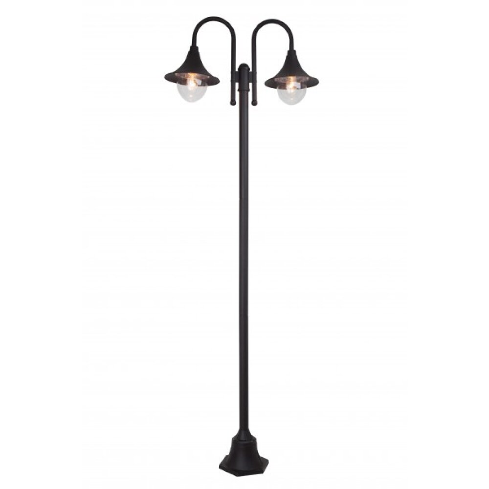 Brilliant Berna Lampada da terra per esterno Nero, 2-Luci main product photo