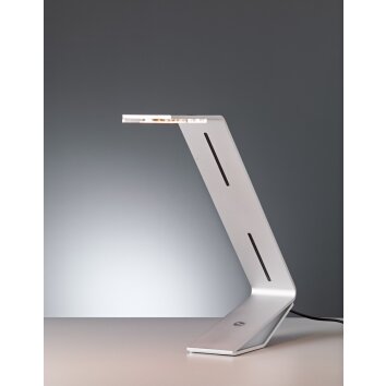 Tecnolumen Flad Lampada da tavolo LED Grigio, Argento, 1-Luce