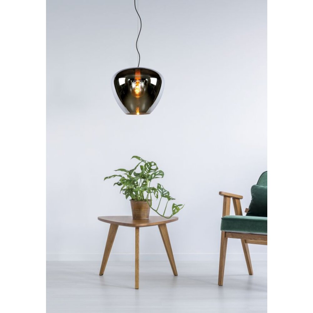 Lucide SOUFIAN Lampada a Sospensione Grigio, 1-Luce main product photo