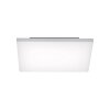 Leuchten-Direkt CANVAS Plafoniera LED Bianco, 1-Luce, Telecomando