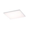 Leuchten-Direkt CANVAS Plafoniera LED Bianco, 1-Luce, Telecomando