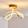 Wengi Plafoniera LED Oro, 1-Luce