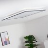 Salmi Plafoniera LED Grigio, Bianco, 1-Luce