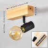 Barbengo Plafoniera Legno chiaro, Nero, 1-Luce