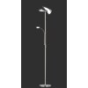 Trio-Leuchten Split Lampada da terra LED Nichel opaco, 1-Luce