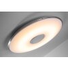 Trio Tokyo Plafoniera LED Cromo, 1-Luce, Telecomando