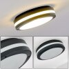 Wollongong Plafoniera da esterno LED Antracite, 1-Luce