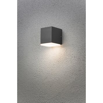 Konstsmide Monza Applique LED Antracite, 1-Luce