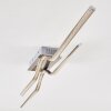 Jamjo Plafoniera LED Nichel opaco, 1-Luce