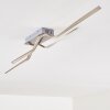 Jamjo Plafoniera LED Nichel opaco, 1-Luce