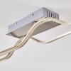 Jamjo Plafoniera LED Nichel opaco, 1-Luce