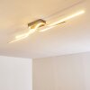 Jamjo Plafoniera LED Nichel opaco, 1-Luce