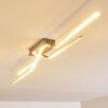 Jamjo Plafoniera LED Nichel opaco, 1-Luce