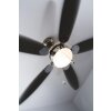 Globo AZURA Ventilatore Nichel opaco, 1-Luce