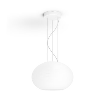 Philips Hue Ambiance White & Color Flourish Lampada a Sospensione LED Bianco, 1-Luce, Cambia colore