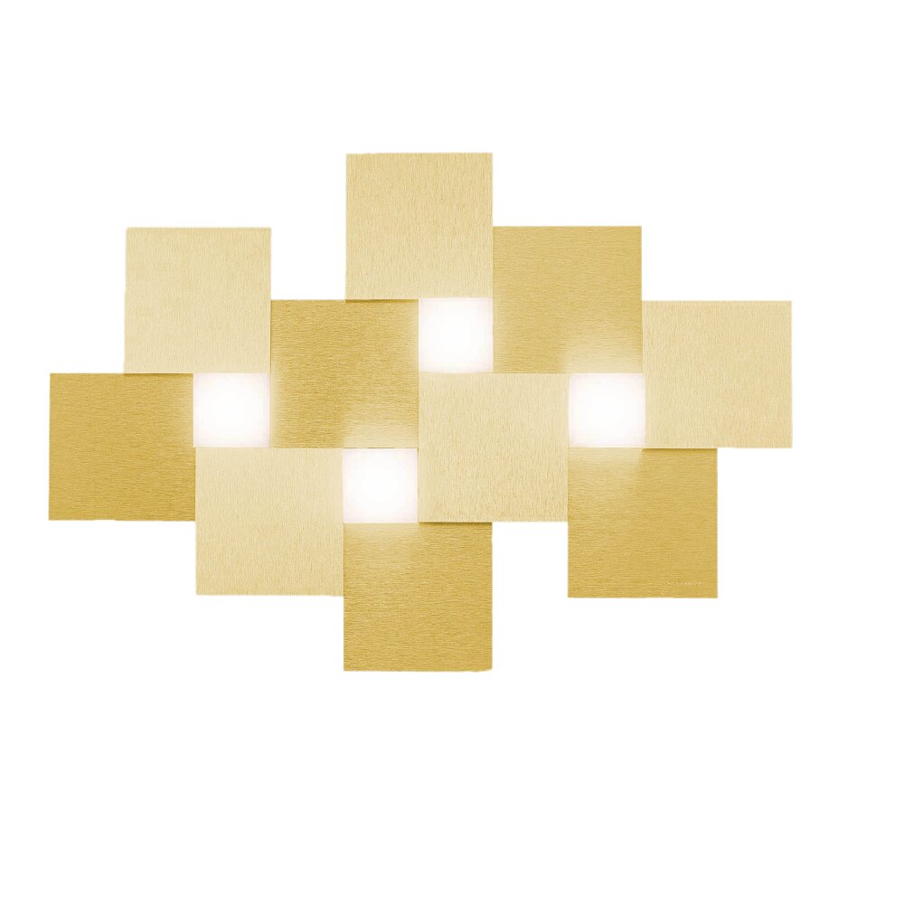 Grossmann CREO Plafoniera LED Ottone, 4-Luci main product photo