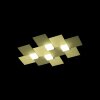 Grossmann CREO Plafoniera LED Ottone, 4-Luci