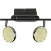 Brilliant Cassy Faretto da soffitto LED Cromo, 2-Luci, Telecomando, Cambia colore