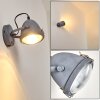 Butikon Applique Grigio, 1-Luce