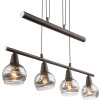 Globo Isla Lampadario a sospensione LED Bronzo, 4-Luci