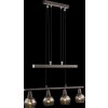 Globo Isla Lampadario a sospensione LED Bronzo, 4-Luci