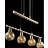 Globo Isla Lampadario a sospensione LED Bronzo, 4-Luci